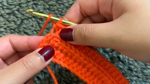 Crochet Pumpkin Treat Bag Pattern 2