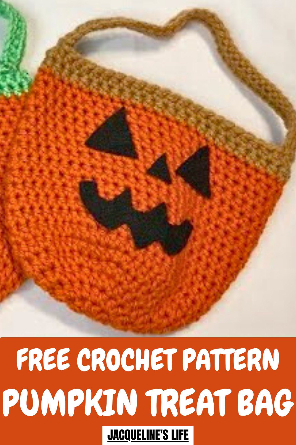 Crochet Pumpkin Treat Bag Pattern