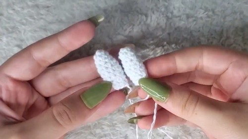 Crochet Rabbit Couple Keychain Pattern 5
