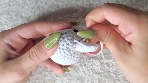 Crochet Rabbit Couple Keychain Pattern 6