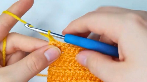 Crochet Rainbow Cloud Beanie Pattern 5