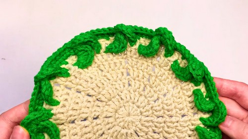 Crochet Rainbow Round Blanket Pattern 5