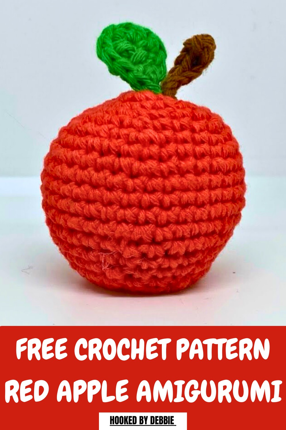 Crochet Red Apple Amigurumi Pattern
