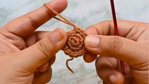 Crochet Reindeer Ornament Pattern 2