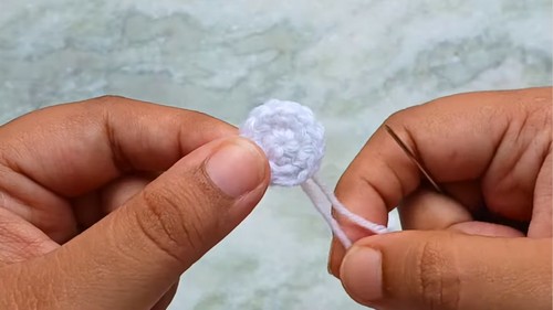 Crochet Reindeer Ornament Pattern 6