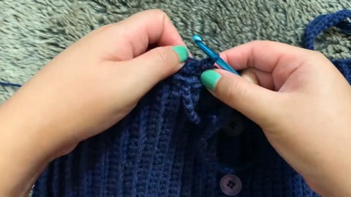 Crochet Ribbed Crop Top Pattern 7