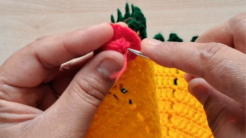 Crochet Roses Bouquet Blanket Pattern 6