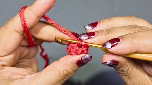 Crochet Santa Claus Headband Pattern 2