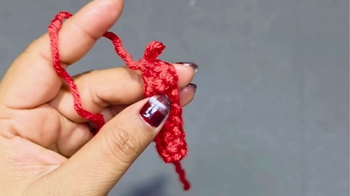 Crochet Santa Claus Headband Pattern 3