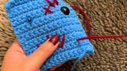 Crochet Scrap Monster Pattern 4