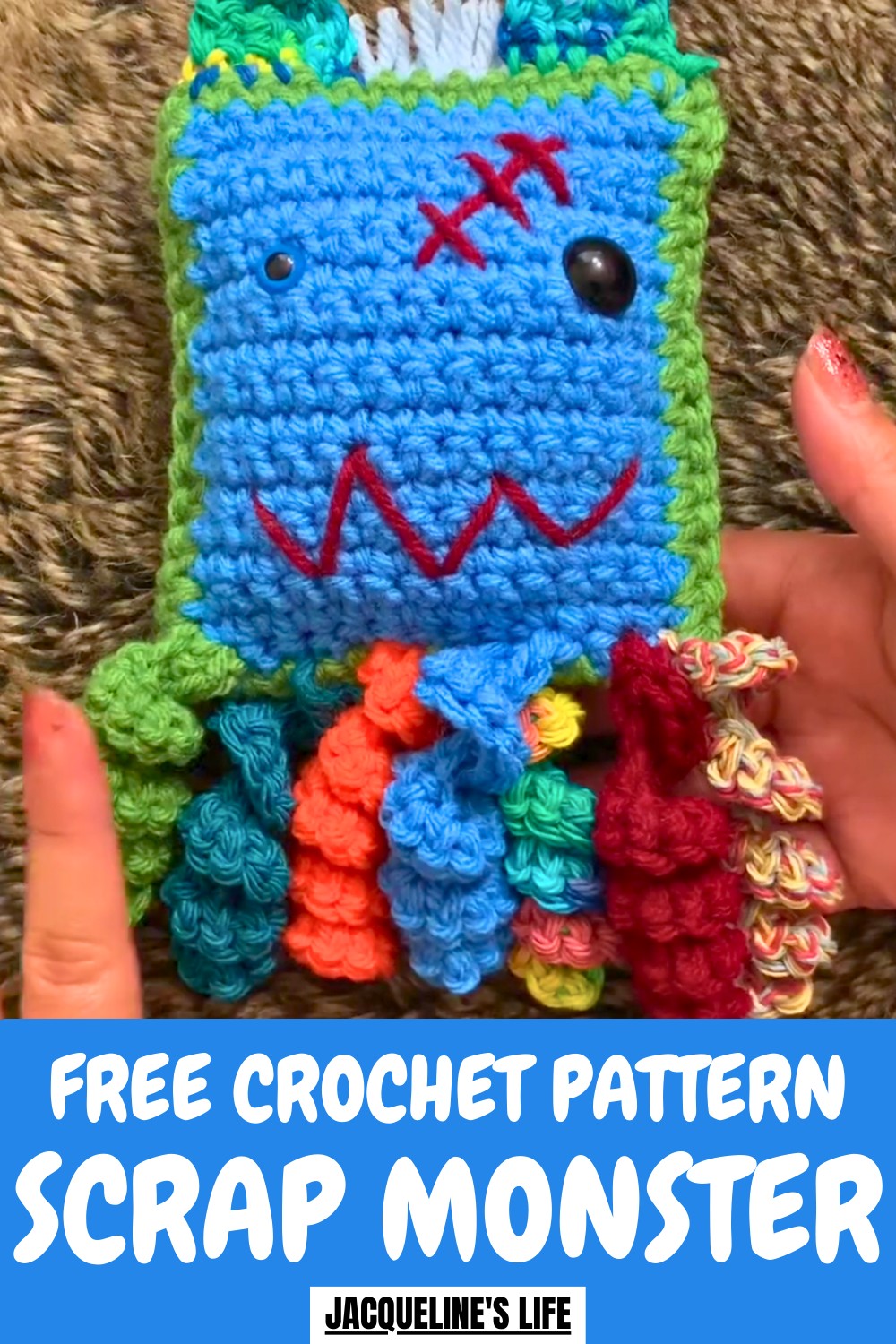 Crochet Scrap Monster Pattern