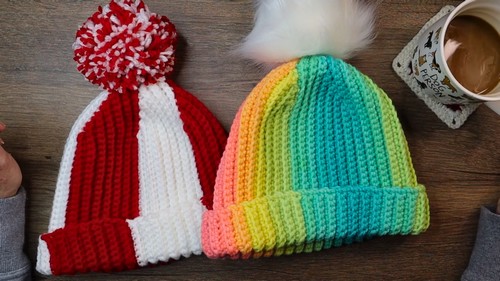 Crochet Short Row Beanie Pattern 8