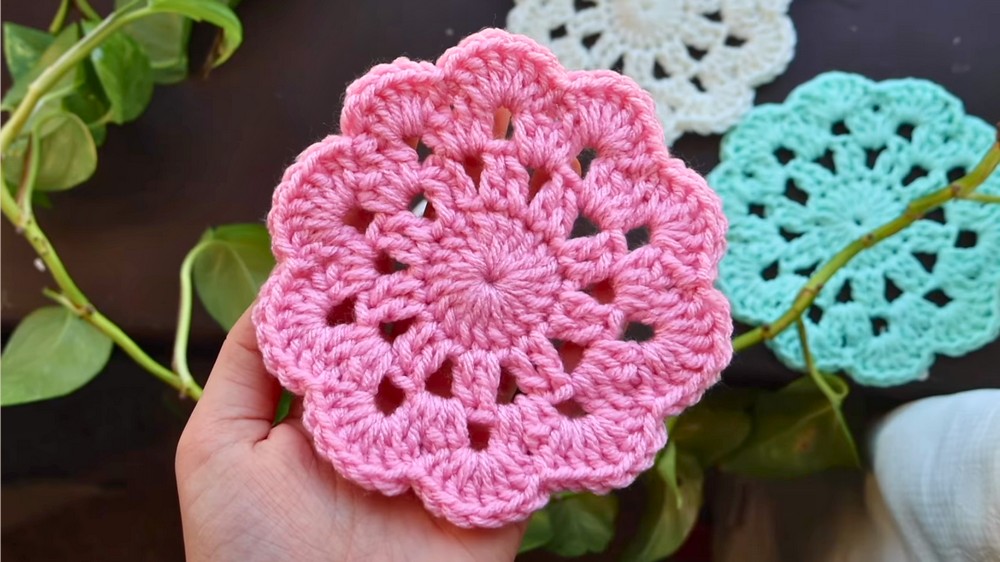 Crochet Simple Coaster Pattern 8