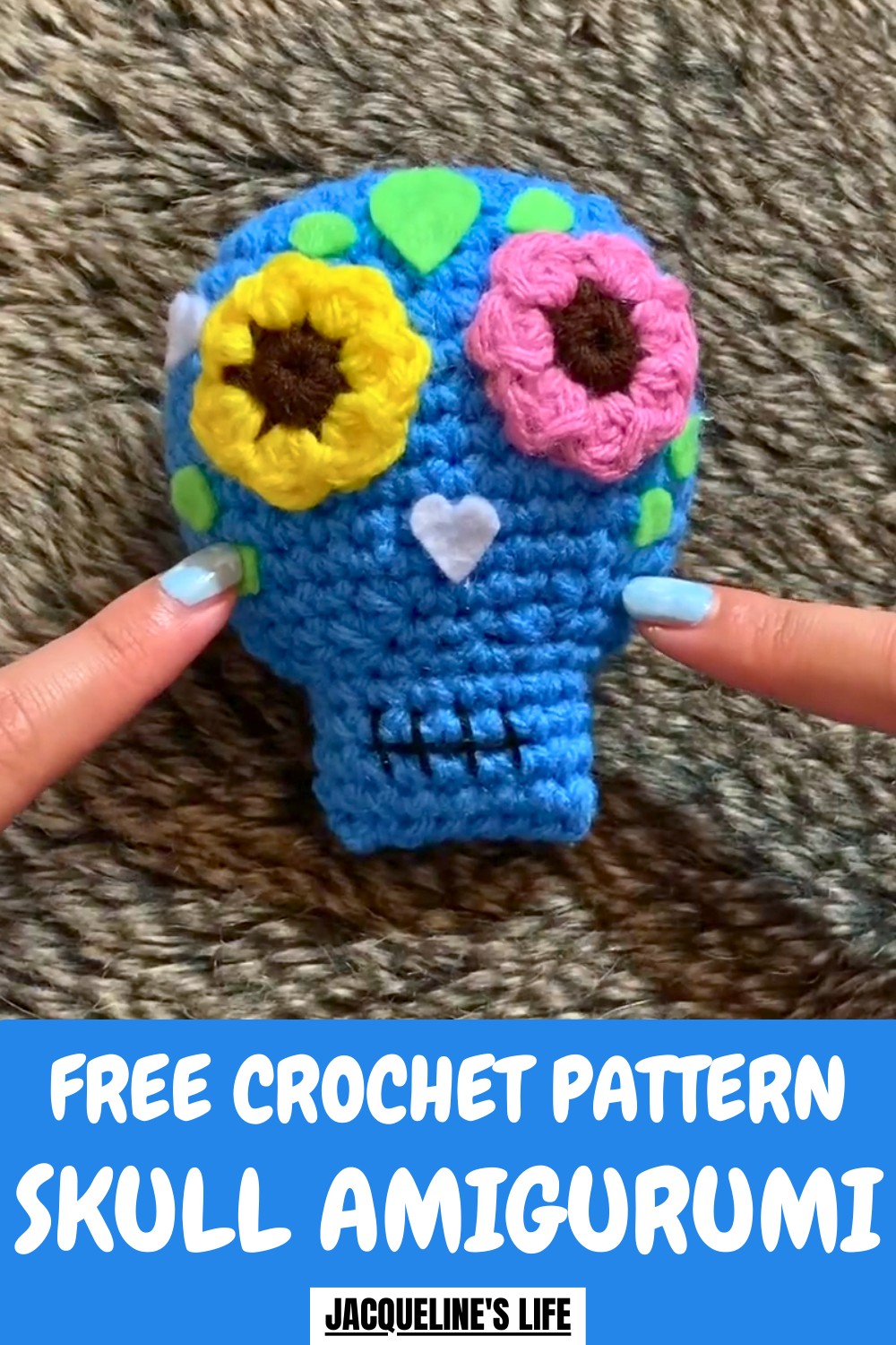 Crochet Skull Amigurumi Pattern