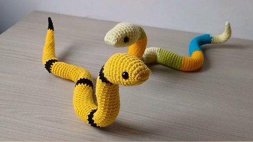Crochet Snake Amigurumi Pattern 8