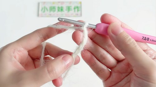 Crochet Snowflake Hat Pattern 1