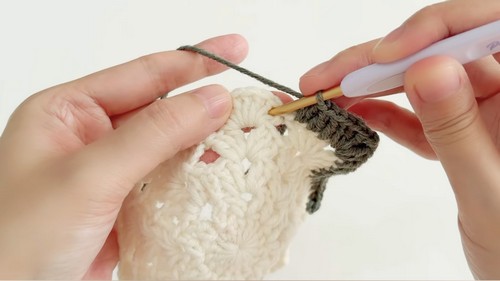 Crochet Snowflake Hat Pattern 5