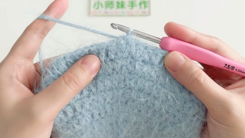 Crochet Snowflake Hat Pattern 6