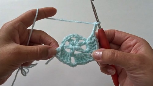 Crochet Snowflake Ornament Pattern 3