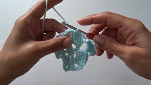 Crochet Snowflake Ornament Pattern 4