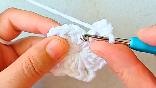 Crochet Snowflake Ornament Pattern 4