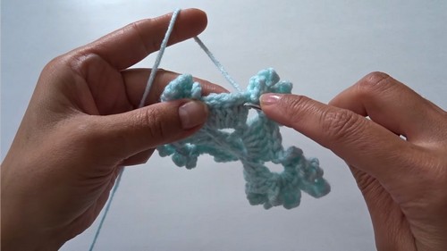 Crochet Snowflake Ornament Pattern 5