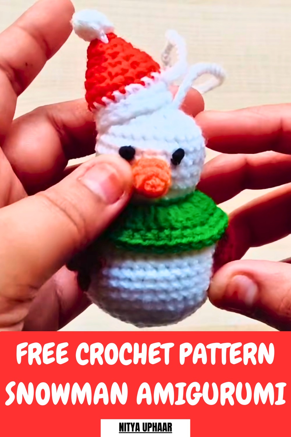 Crochet Snowman Amigurumi Pattern