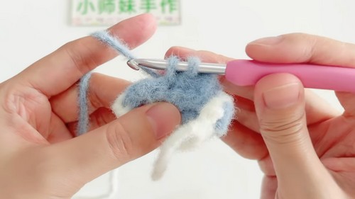 Crochet Snowman Earflap Hat Pattern 5