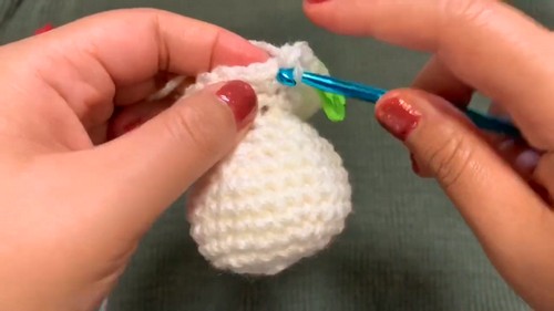 Crochet Snowman Ornament Pattern 6