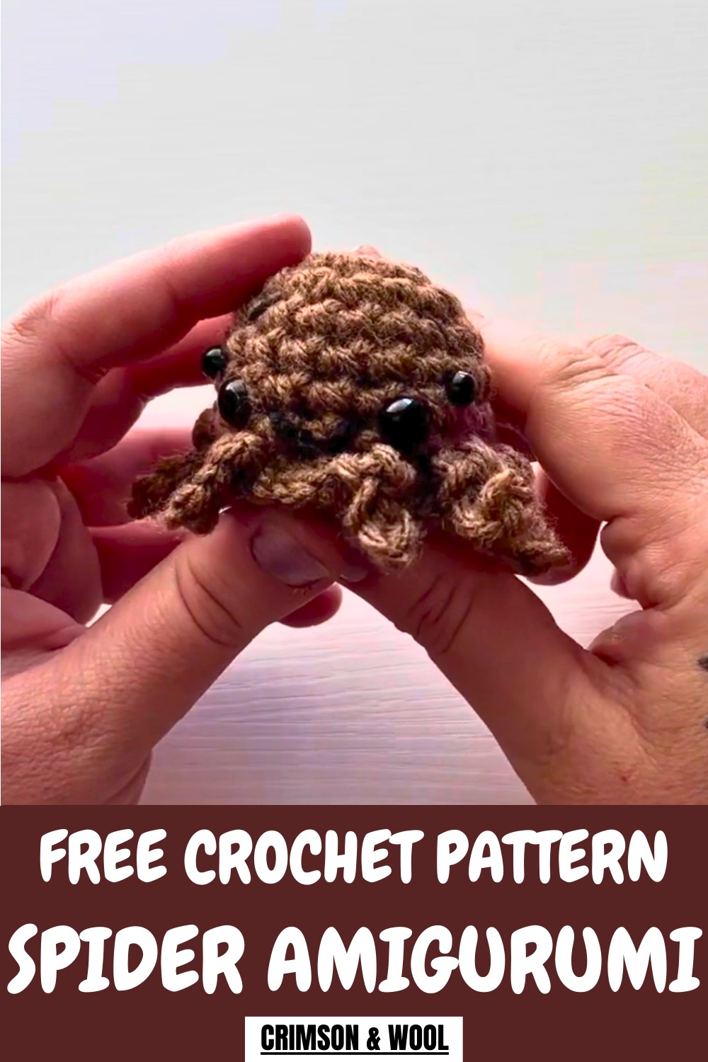 Crochet Spider Amigurumi Pattern