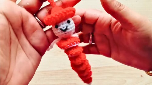 Crochet Spiral Hanging Doll Pattern 8