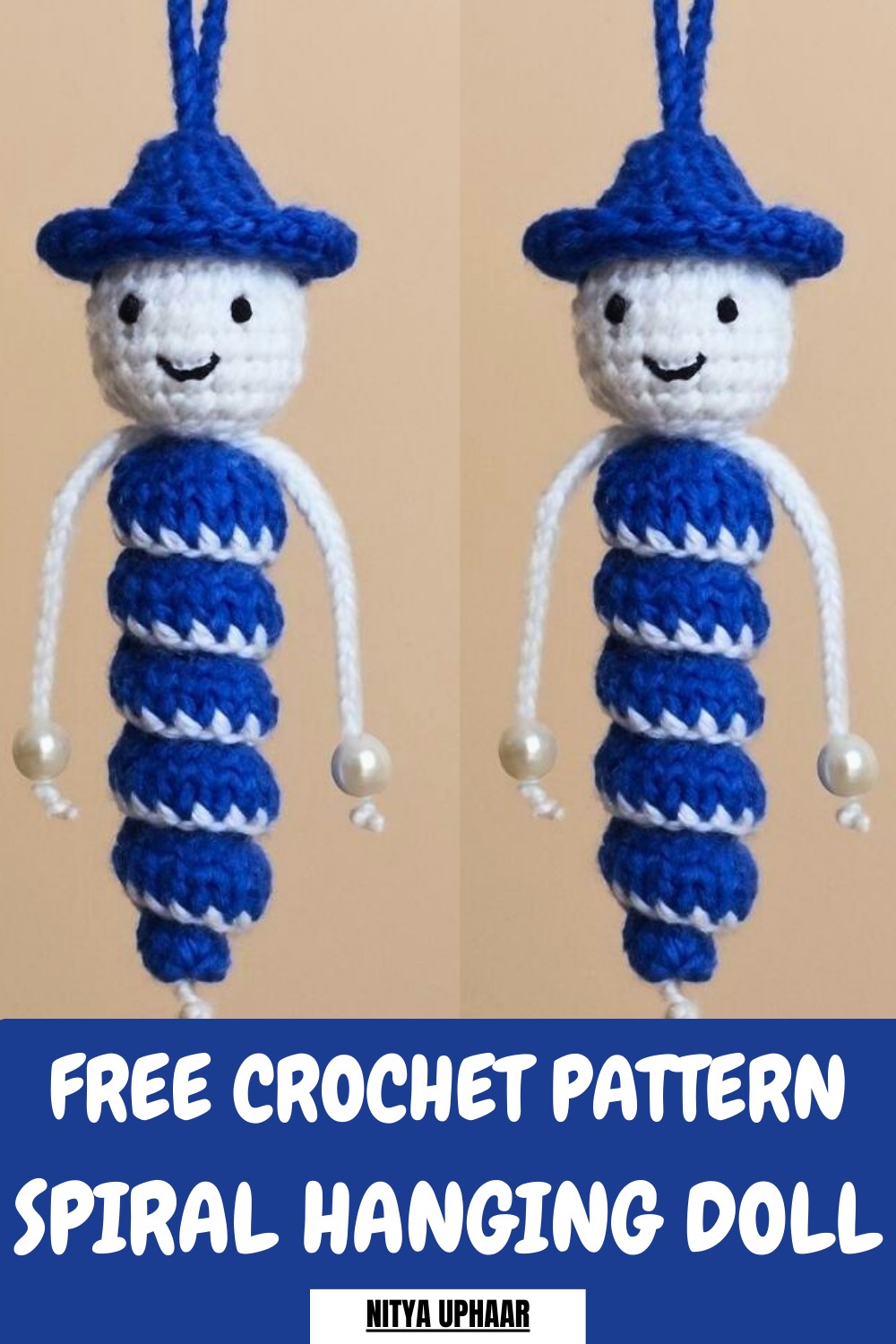Crochet Spiral Hanging Doll Pattern
