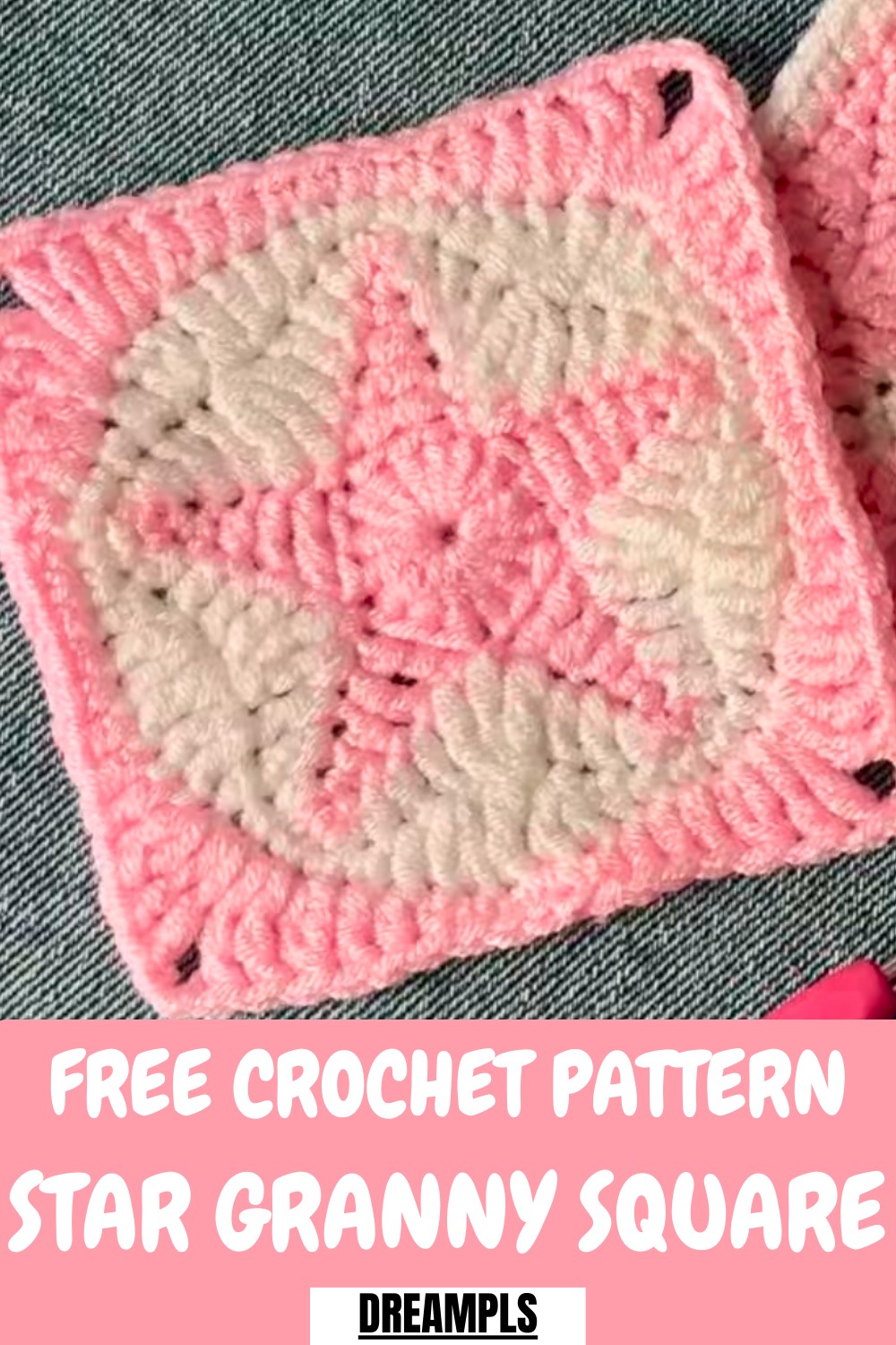 Crochet Star Granny Square Pattern