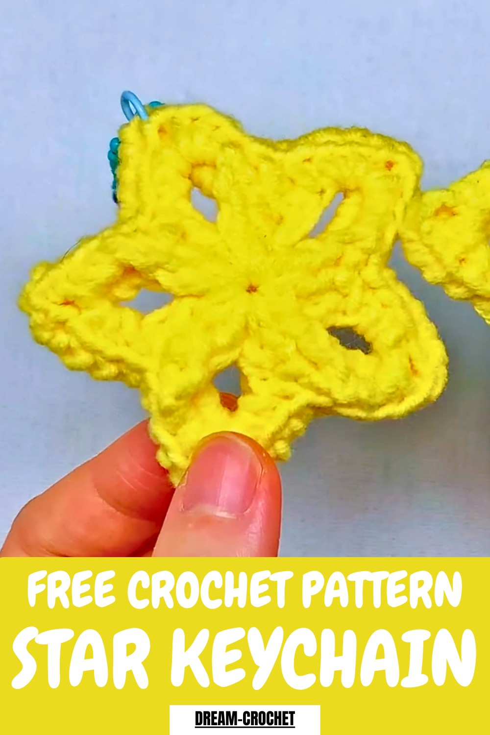 Crochet Star Keychain Pattern