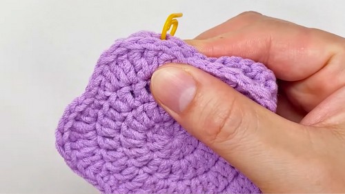 Crochet Star Mini Pouch Pattern 5