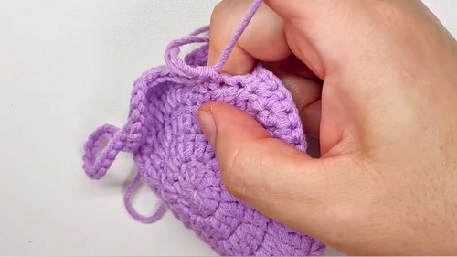 Crochet Star Mini Pouch Pattern 7