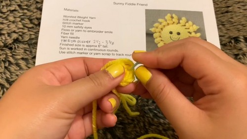 Crochet Sun Amigurumi Pattern 1