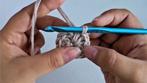 Crochet Teddy Bear Coasters Pattern 2