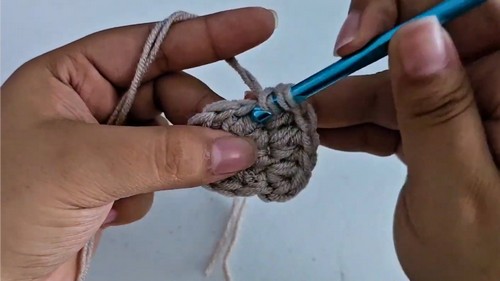 Crochet Teddy Bear Coasters Pattern 3