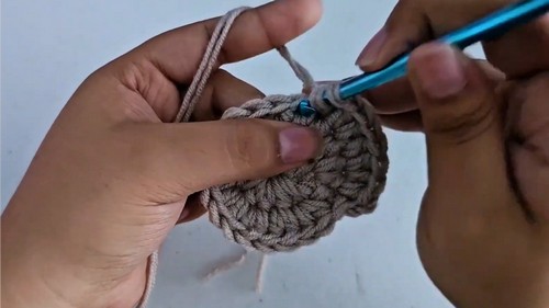 Crochet Teddy Bear Coasters Pattern 4