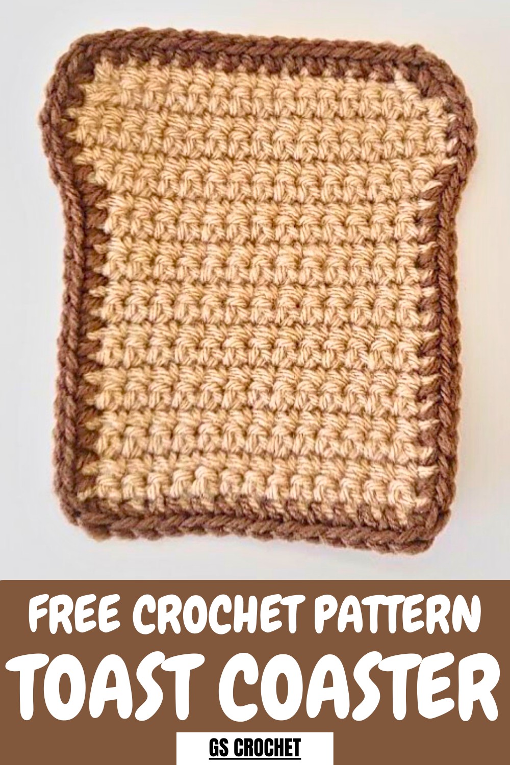Crochet Toast Coaster Pattern