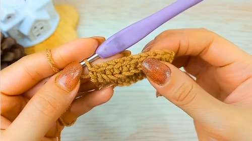 Crochet Triangle Beanie Hat Pattern 2