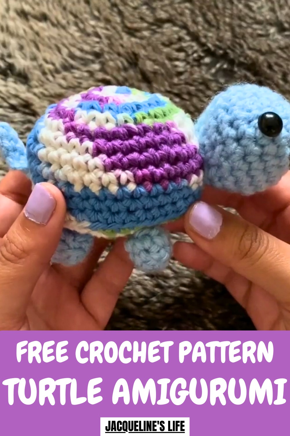 Crochet Turtle Amigurumi Pattern