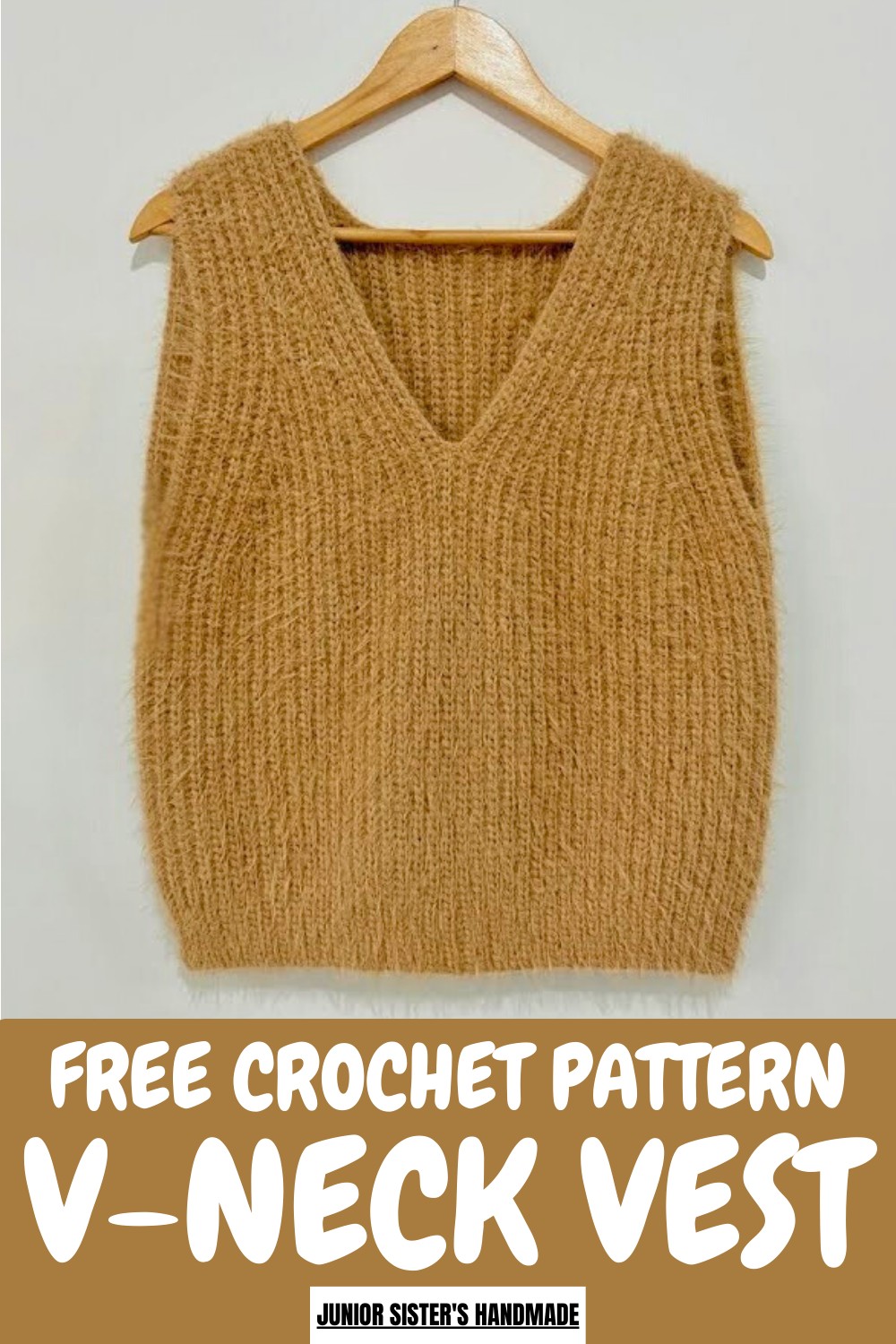 Crochet V-Neck Vest Pattern