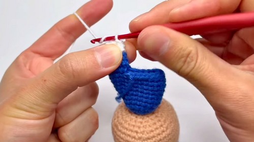 Crochet Vegeta Amigurumi Pattern 3