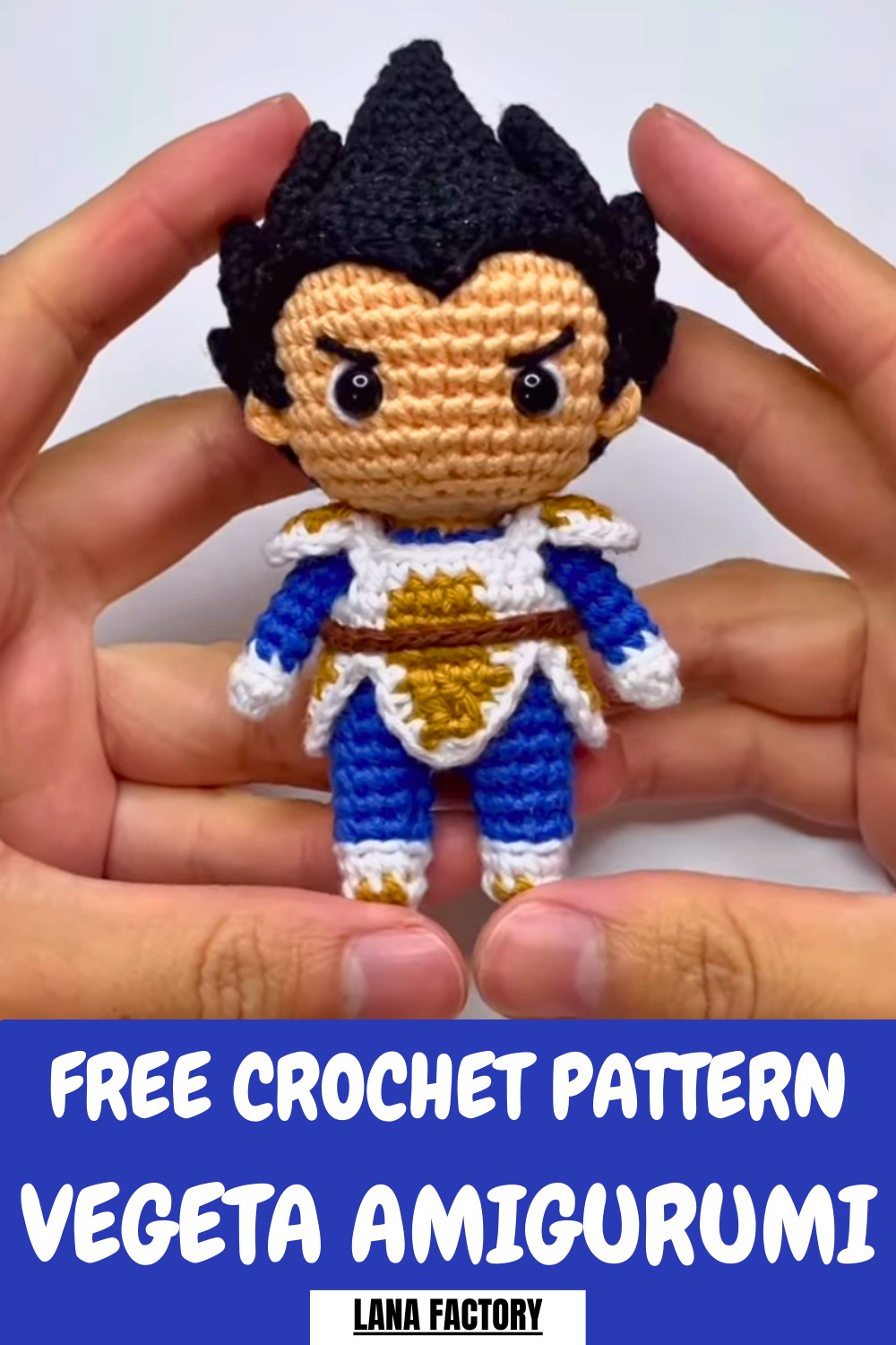 Crochet Vegeta Amigurumi Pattern