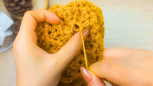 Crochet Winter Beanie Hat Pattern 7