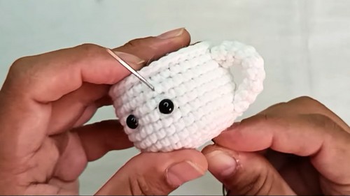 Cute Crochet Coffee Cup Pattern 7