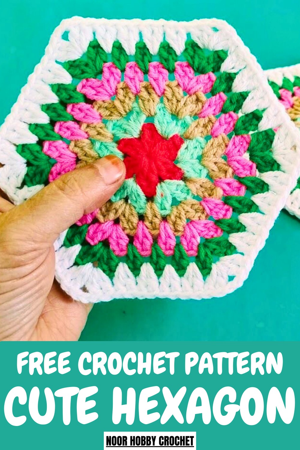 Cute Crochet Hexagon Pattern