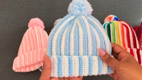 Cute Crochet Kids Hat Pattern 8
